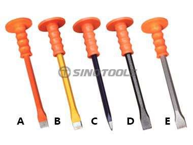 Cinzel frio com suporte de borracha