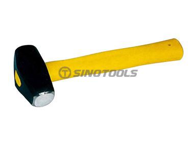 American Type Stoning Hammer com alça de revestimento de plástico