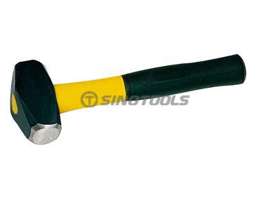 American Type Stoning Hammer com meia alça de revestimento de plástico