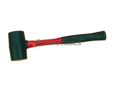 Martelo de borracha com alça de fibra de vidro